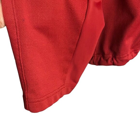 MEC Men's Red Full Zip Warm-up Performance Wear Jacket - Picture 10 of 12